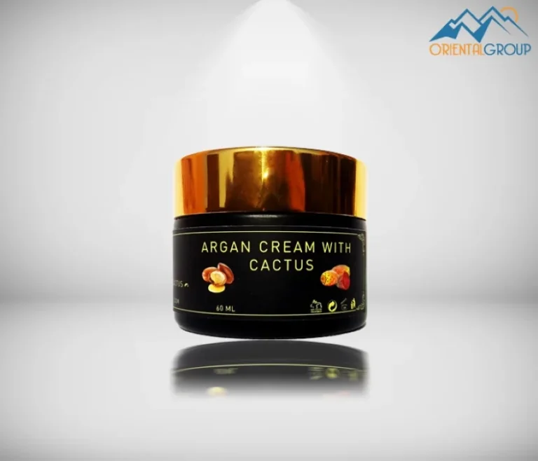 Argan oil cream with cactus.