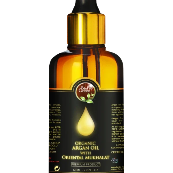 Argan oil with Mukhalat.