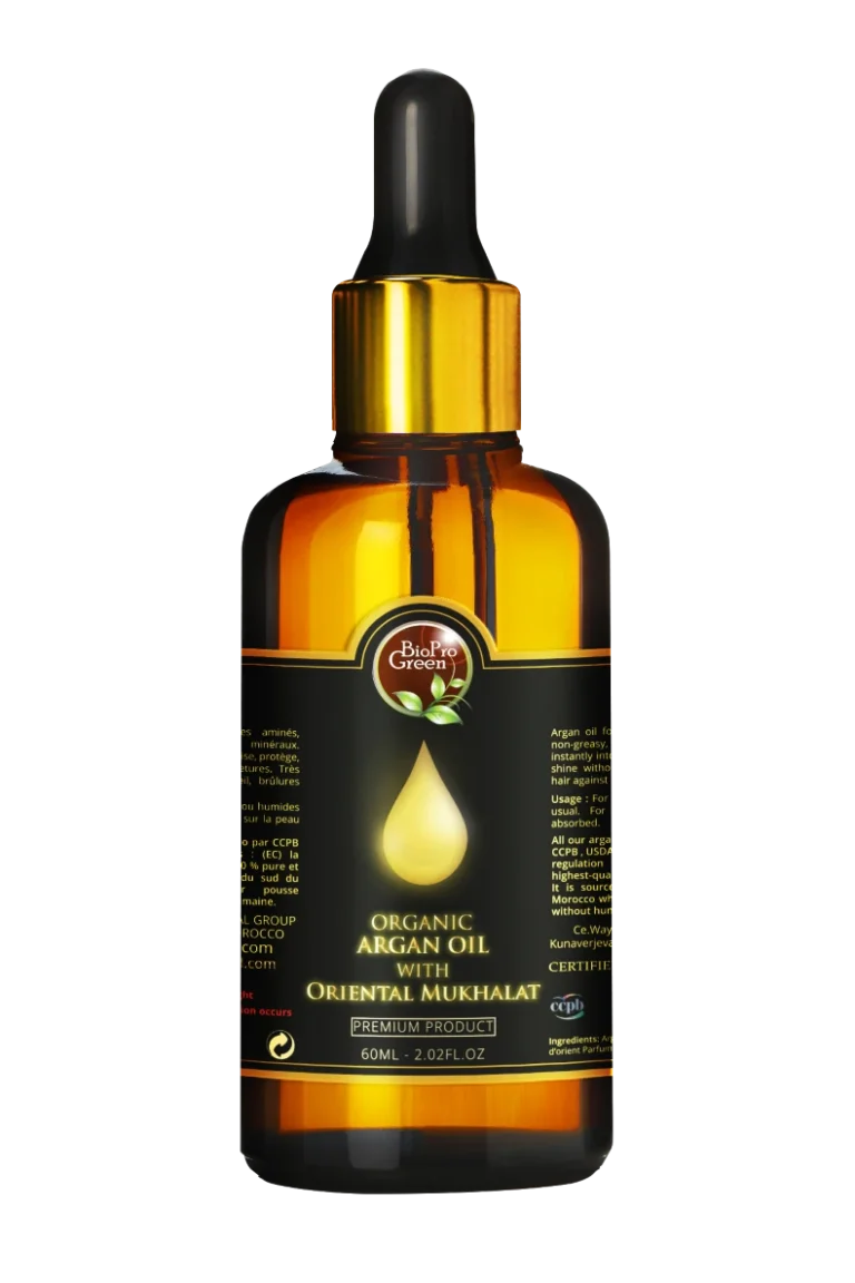 Argan oil with Mukhalat.